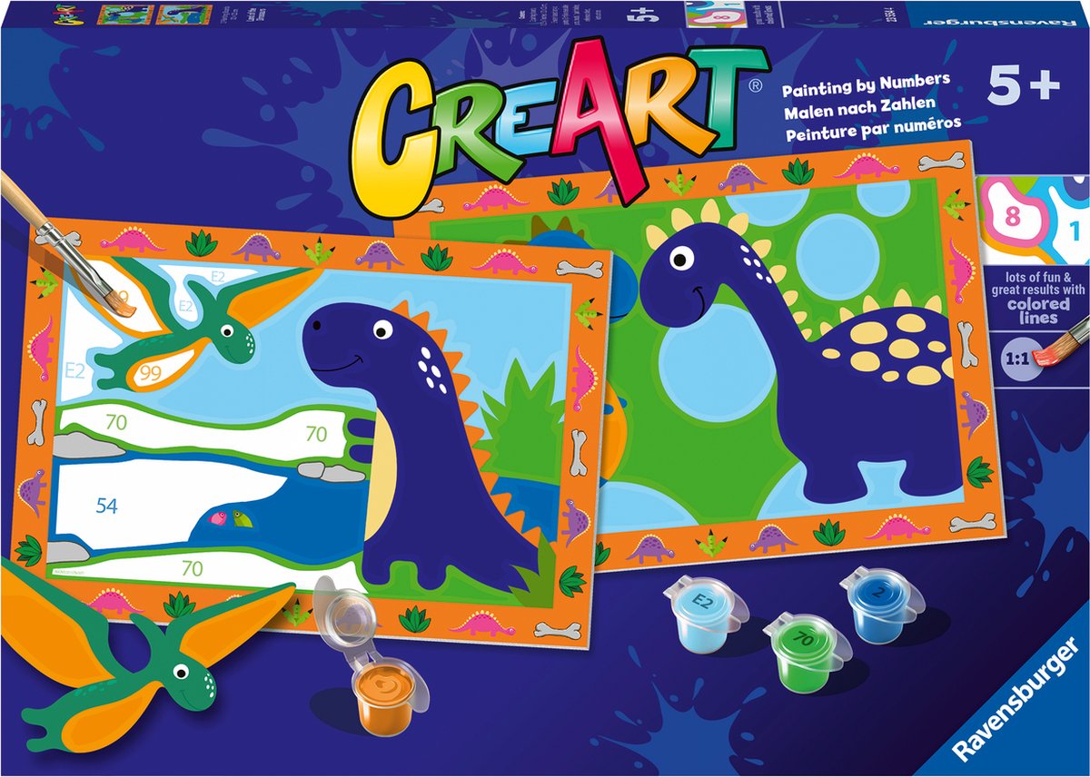 Ravensburger Creart Painting sur Song Land Van de Dinosaurs