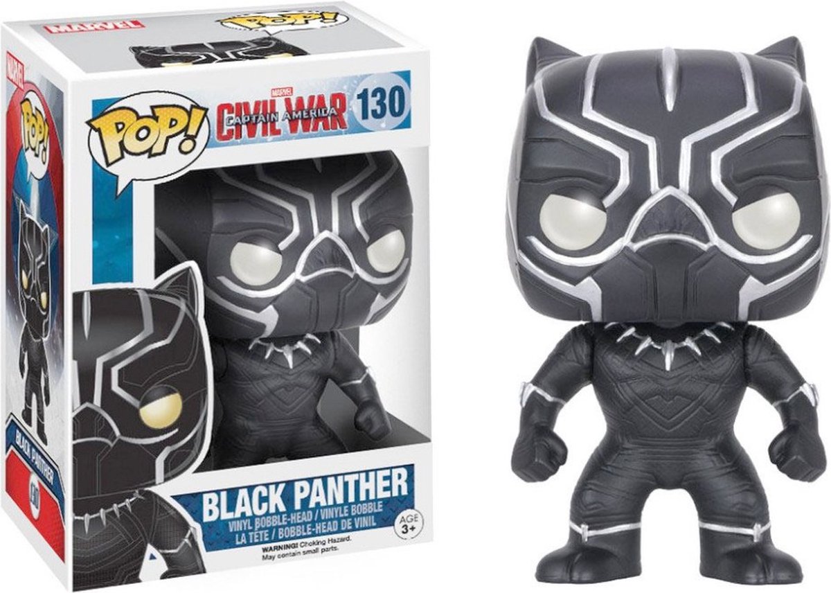 Funko-pop ! Panthère noire de la guerre civile - figurine de collection #130