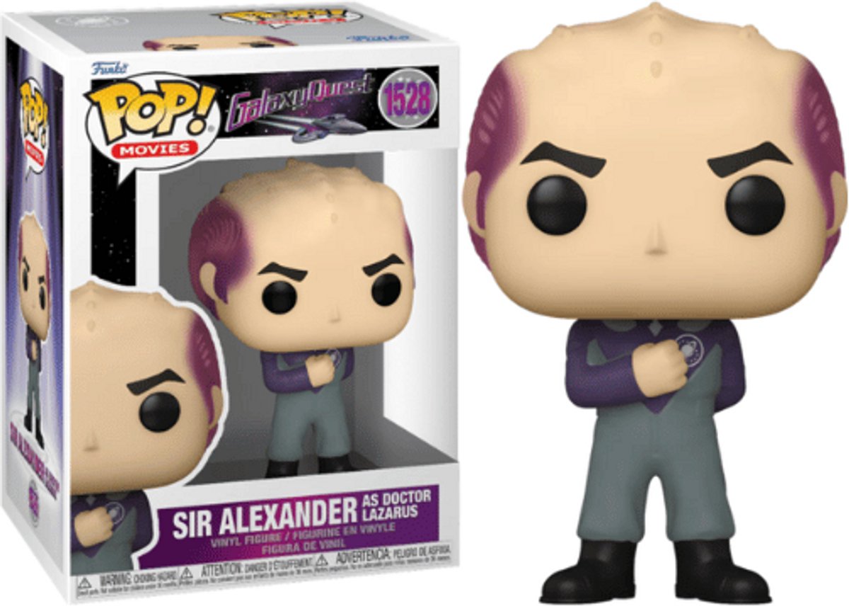 Funko-pop ! films : Galaxy Quest - Sir Alexander dans le rôle du docteur Lazarus