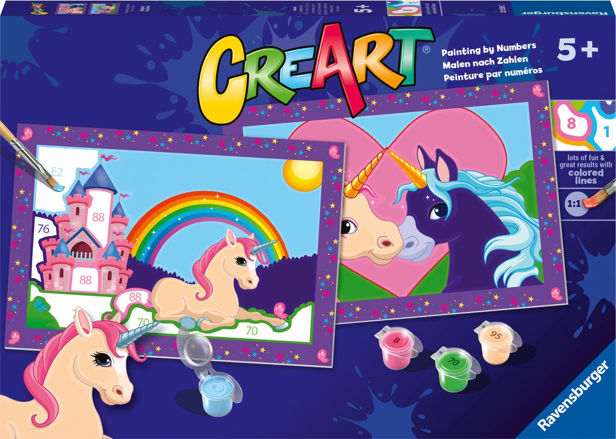 Ravensburger Creart Painting by Number Magical Unicorns