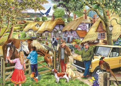 Maison des puzzles puzzle chevaux et chiens 500 pièces xl