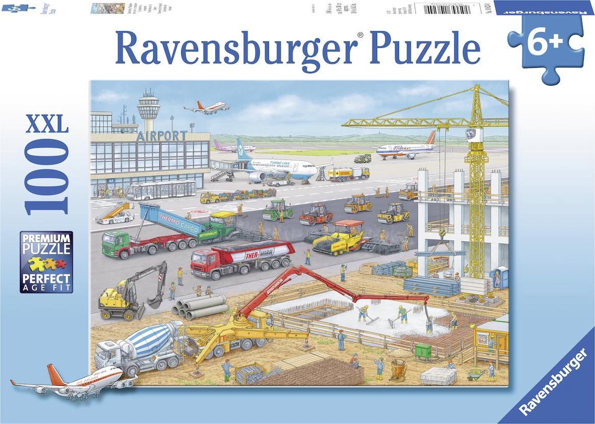 Puzzle de construction Ravensburger à l'aéroport - puzzle - 100 pièces