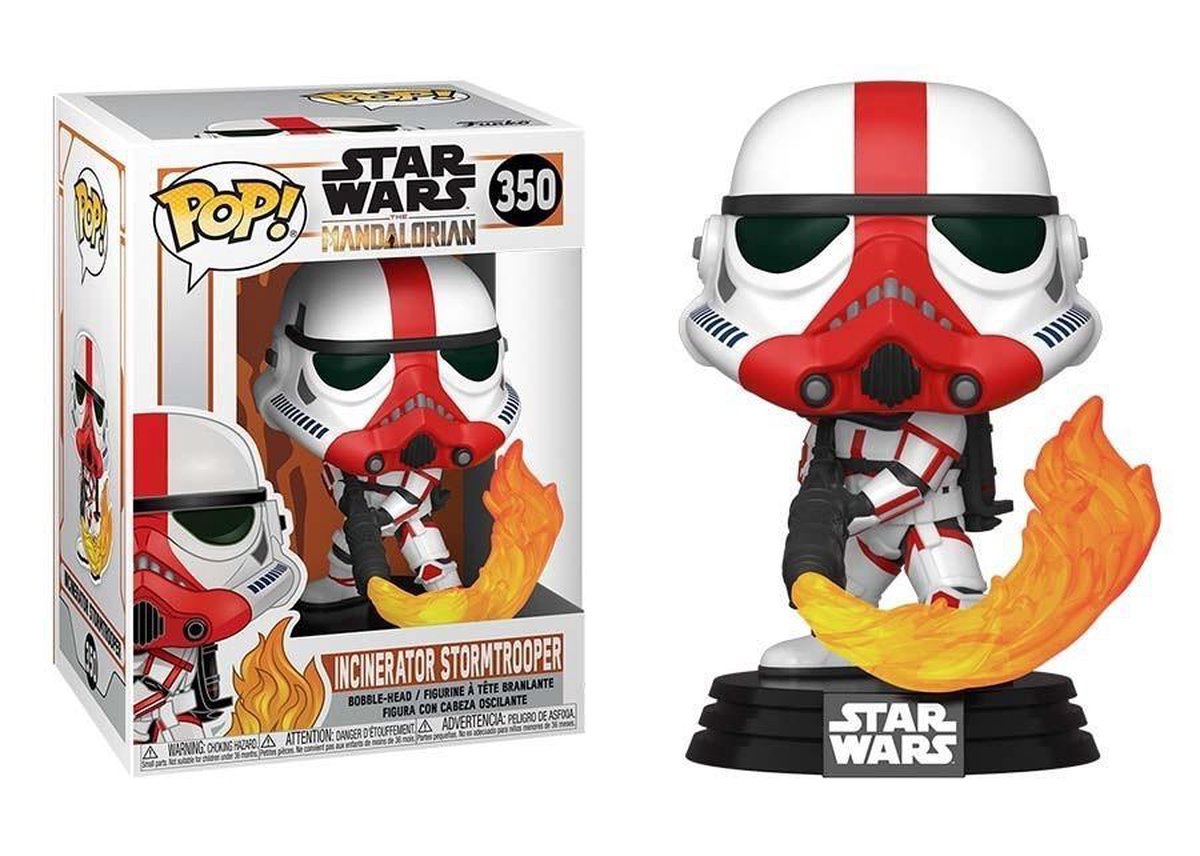 Funko-pop ! le mandalorien - incinérateur stormtrooper