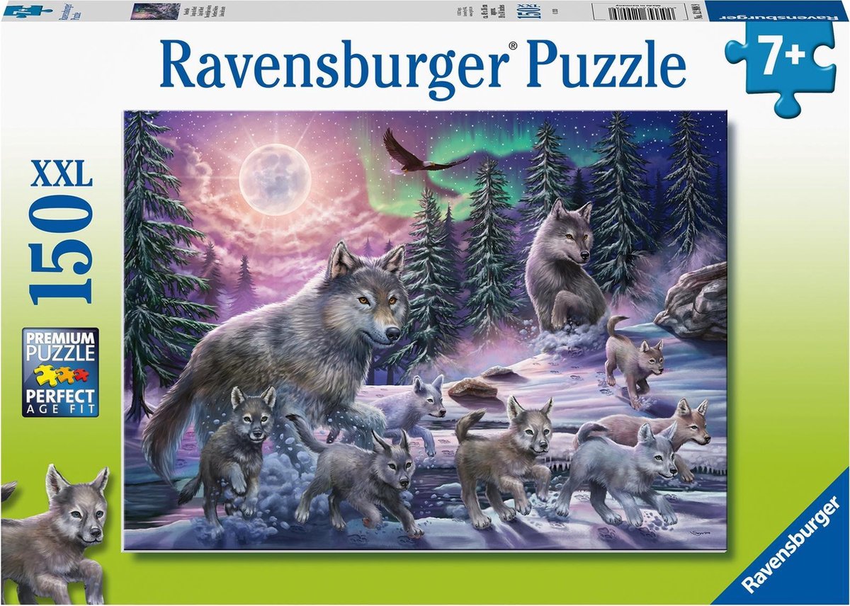 Ravensburger puzzle loups du nord - puzzle - 150 pièces