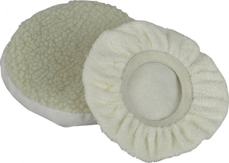 Carpoint arpoint set de non-tissés de polissage ø245 mm – rugueux doux – 2 pièces – pour machine à polir 1717304 – pour polissage de voiture brillant