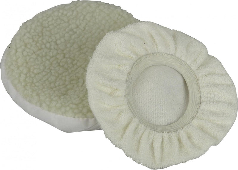 Carpoint arpoint set de non-tissés de polissage ø245 mm – rugueux doux – 2 pièces – pour machine à polir 1717304 – pour polissage de voiture brillant