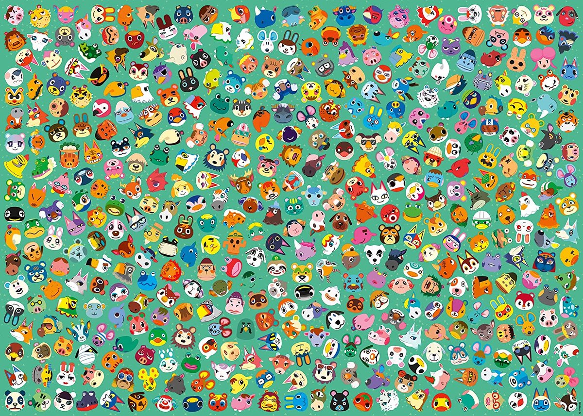 Ravensburger Puzzle Puzzle Animal Crossing, 1000st.