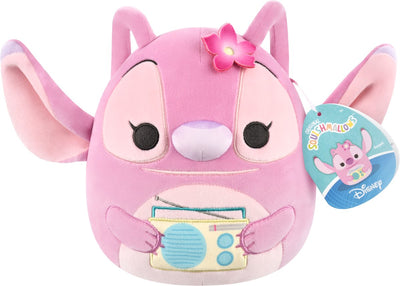 Squishmallows Jazwares - Lilo Stitch - petite peluche - ange avec boombox - peluche 20cm