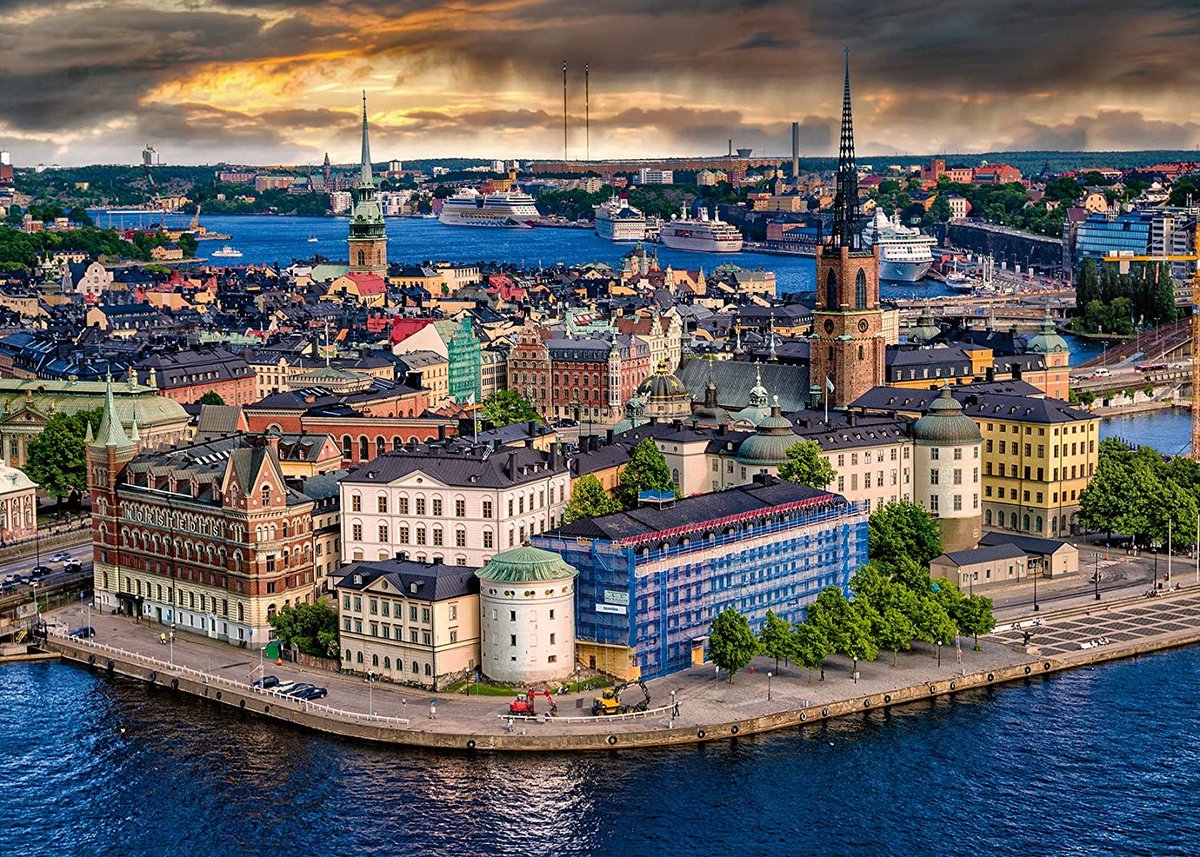 Puzzle Ravensburger Stockholm - Puzzle de 1000 pièces.