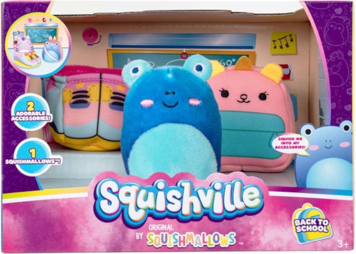 Squishmallows Squishville - ensemble d'accessoires pour la rentrée scolaire (squishville par )