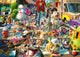 Ravensburger puzzle chiens de dessin animé 1000 pièces puzzle adultes.