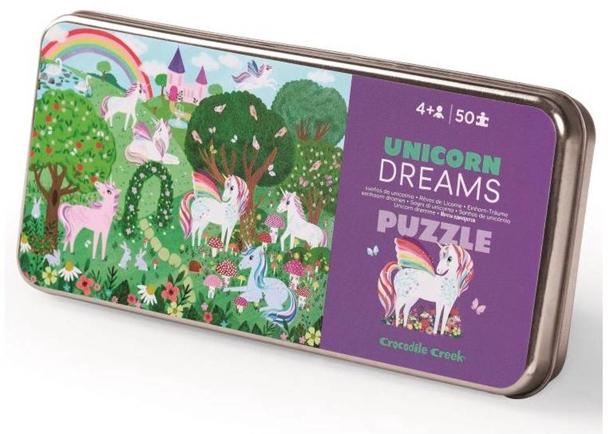 Puzzle Crocodile Creek rêves de licorne - 50 pièces