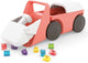 Marcheur Chillafish 1 an avec 10 blocs de jeu - rose - marcheur pour garçons et filles jusqu'à 3 ans - jouet léger avec simulation de pelle et espace de rangement - très stable avec 4 roues - modèle blockie