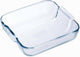 Plat à pâtisserie en Pyrex verre 21x21cm verre 2l