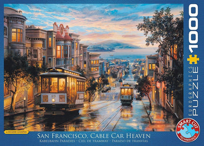 Eurographics - paradis du téléphérique de San Francisco [paradis du téléphérique de San Francisco] - Eugene Lushpin - 1000 pièces 68×48cm (l×h) - puzzle