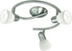 Eglo Dakar 1 - spots de plafond - 3 lumières - nickel mat - blanc