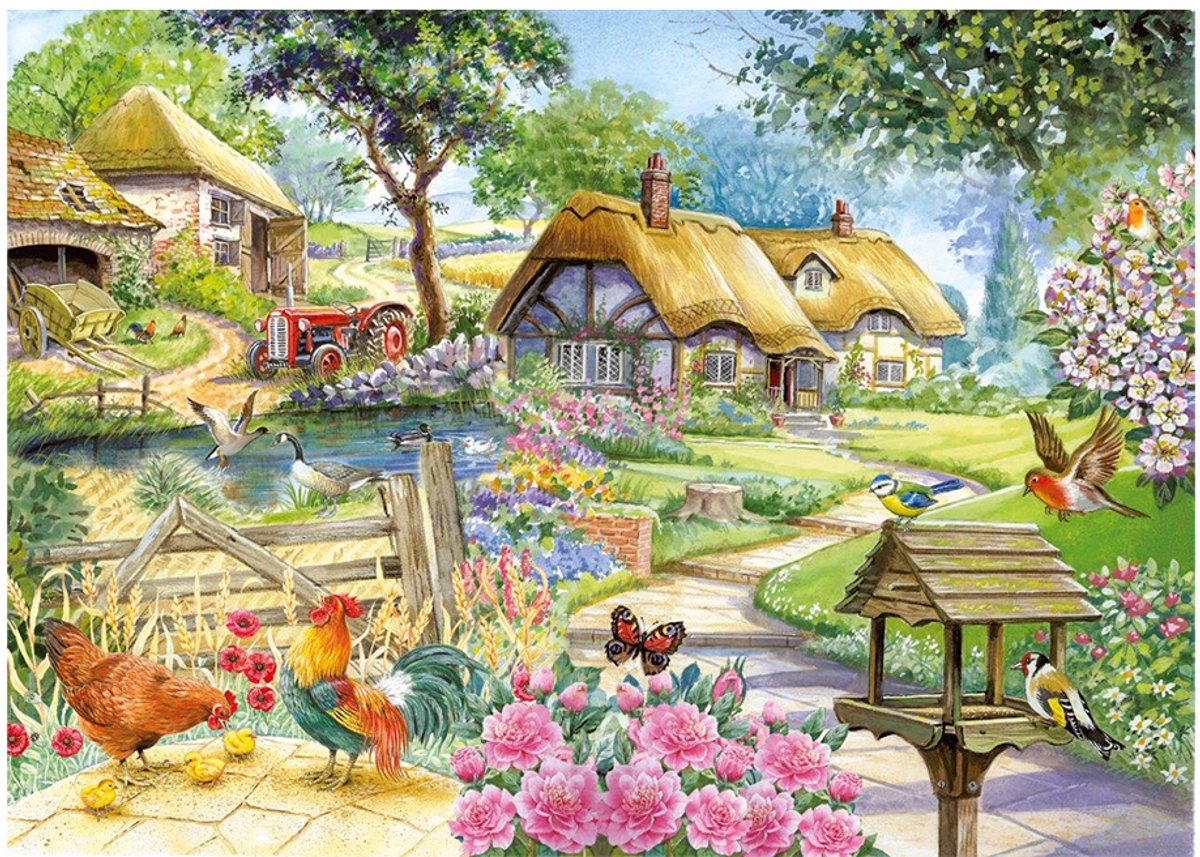House of Puzzles Puzzle de vie à la campagne 500 pièces XL