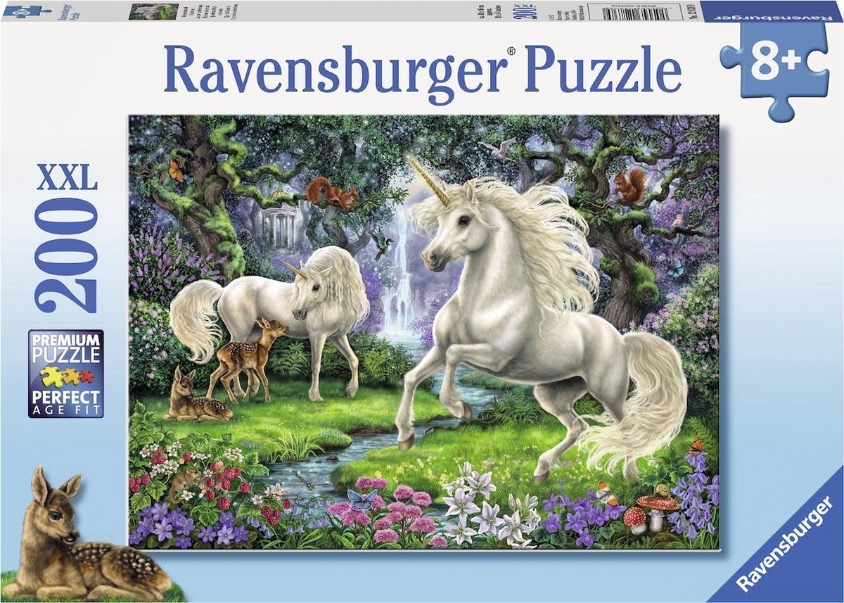 Ravensburger - Mystical Unicorns 200 pièces xxl
