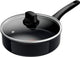 Tefal revive black - poêle à frire - ø24 cm - avec couvercle - céramique - sans pfas - convient pour induction