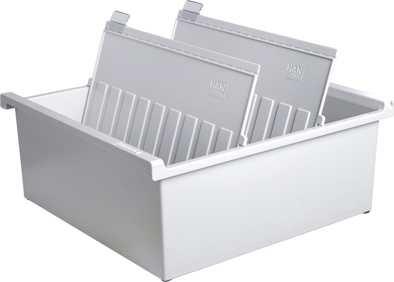 Plateau à fiches han a4 1300 fiches gris