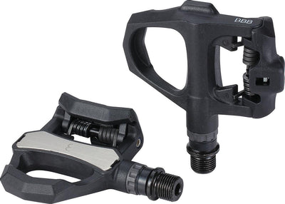 Pédales SPD rebelles automatiques Bbb cycling - vélo de course e-bike - cale-pieds - durables - pédales de vélo - noir - pédales plates - bpd-51