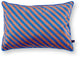 Pip studio coussin décoratif block stripes - coussin pour le salon - bleu - 35x50cm