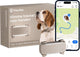 Tractive dog 6 – tracker de localisation avec fonctions GPS d'activité de santé - convient à la plupart des colliers - marron