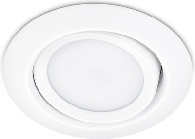 Trio rila - éclairage encastré - blanc mat - LED SMD - éclairage intérieur - orientable