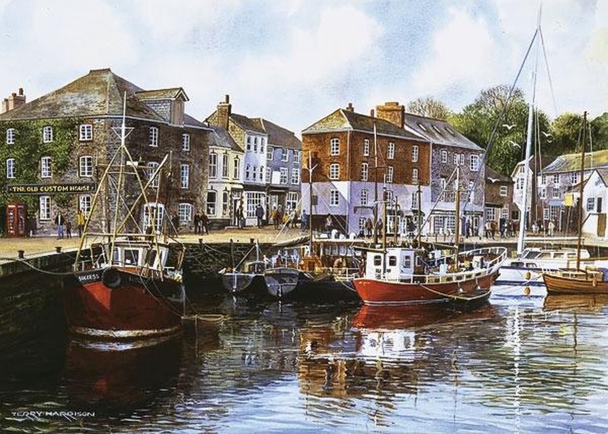 Gibsons - Padstow Harbor (par Terry Harrison) - 1000 pièces 68×49cm (l×h) - puzzle pour adultes