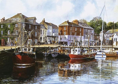 Gibsons - Padstow Harbor (par Terry Harrison) - 1000 pièces 68×49cm (l×h) - puzzle pour adultes