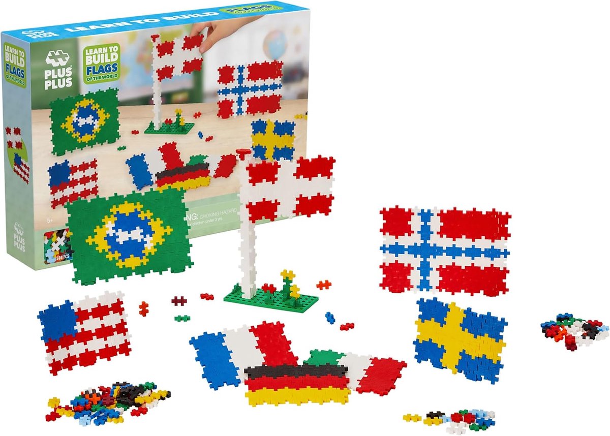 Plus plus apprendre à construire des drapeaux plus-plus : 700 pièces (3932)