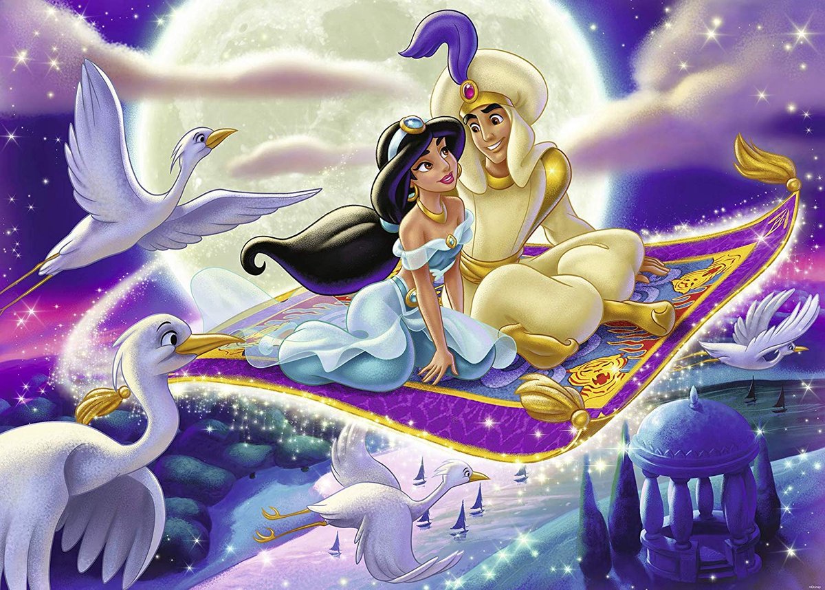 Puzzle Ravensburger Disney - Aladdin - 1000 pièces.