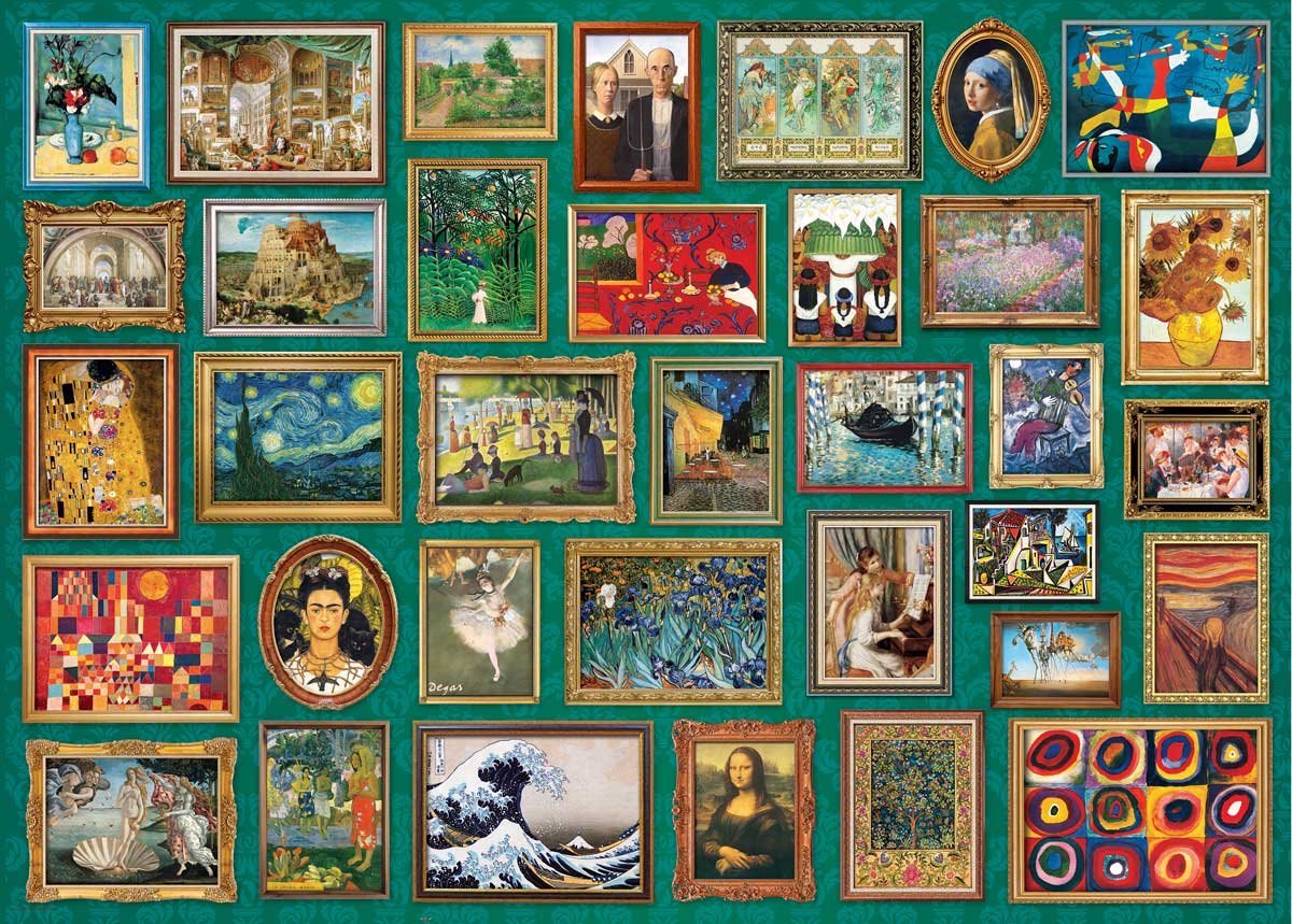 Eurographics - chefs-d'œuvre [chefs-d'œuvre] - 2000 pièces 96×68cm (l×h) - puzzle