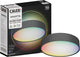 Plafonnier intelligent Calex - plafonnier intelligent 30cm - RVB et blanc chaud - noir