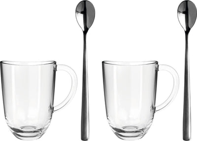 Leonardo napoli latte macchiato set 380ml - 4 pièces