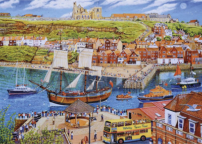 Gibsons - effort, Whitby (par Roger Turner) - 1000 pièces 68×49cm (l×h) - puzzle pour adultes