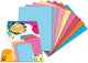 Papier d'artisanat créatif coloré papier A4, 40 feuilles