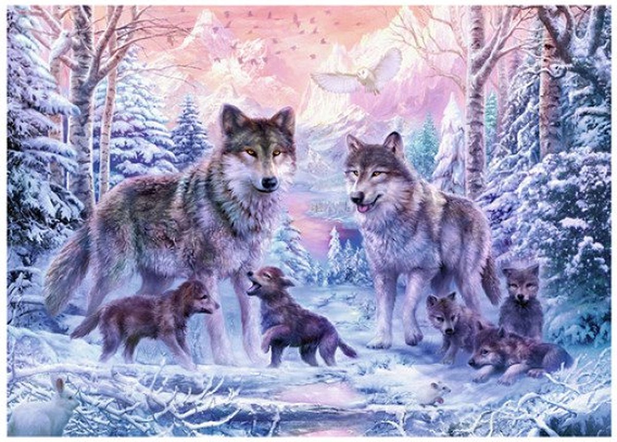 Ravensburger Puzzle Puzzle Arctic Wolves, 1000st.