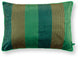 Pip studio coussin décoratif multi rayures - coussin pour le salon - vert - 50x70cm