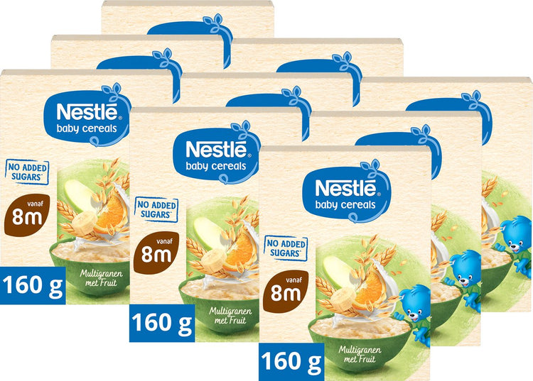 Nestlé céréales pour bébés multigrains aux fruits 12+ 9x160g