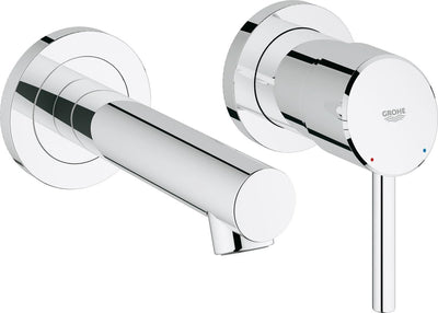 Robinet pour lavabo Grohe Concetto - ensemble fini - ensemble à encastrer exclusif - chrome