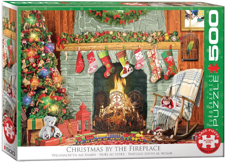 Eurographics - Noël au coin du feu - Paul Normand - 500 pièces 68×48cm (l×h) - puzzle