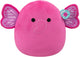 Peluche Jazwares Squishmallows - Evelyn l'éléphant papillon rose vif - 40 cm
