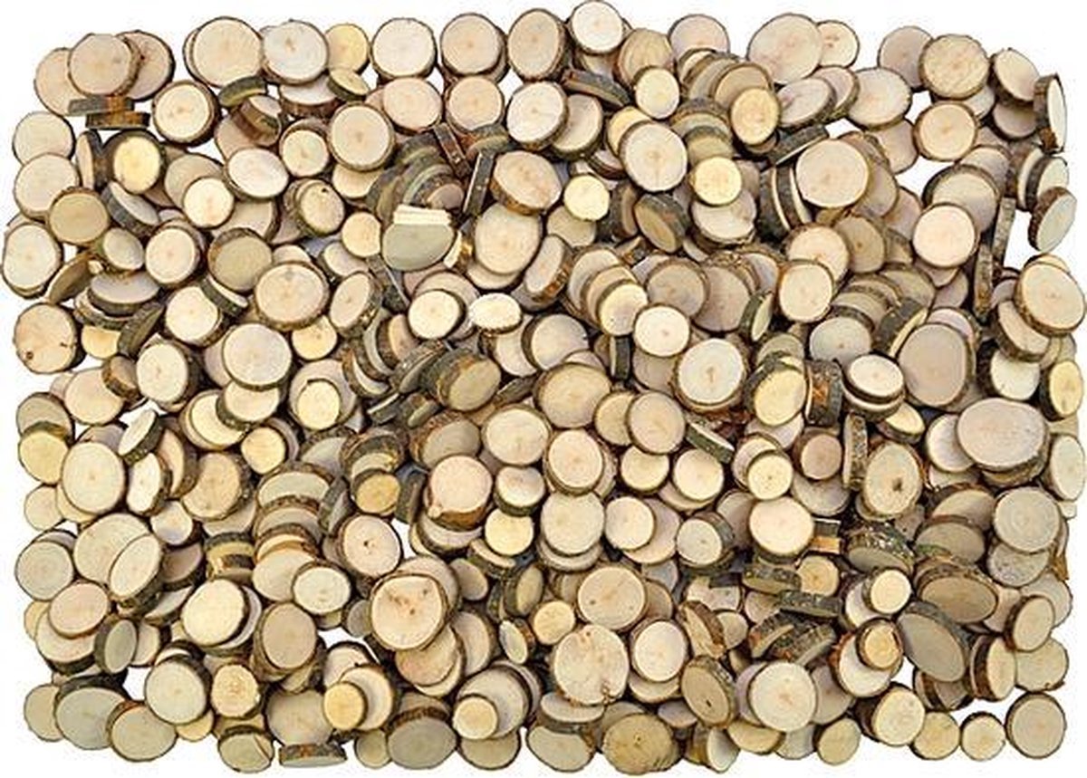 Disques artisanaux en bois Weplay eduplay 1 kg - jouets créatifs et décoration.