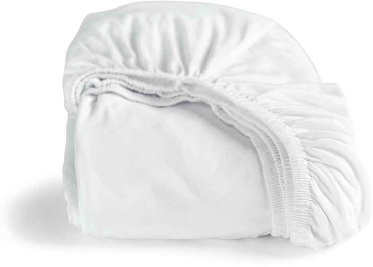 Cendrillon - drap-housse (jusqu'à 35 cm) - jersey - 90x200 cm 210 cm - blanc