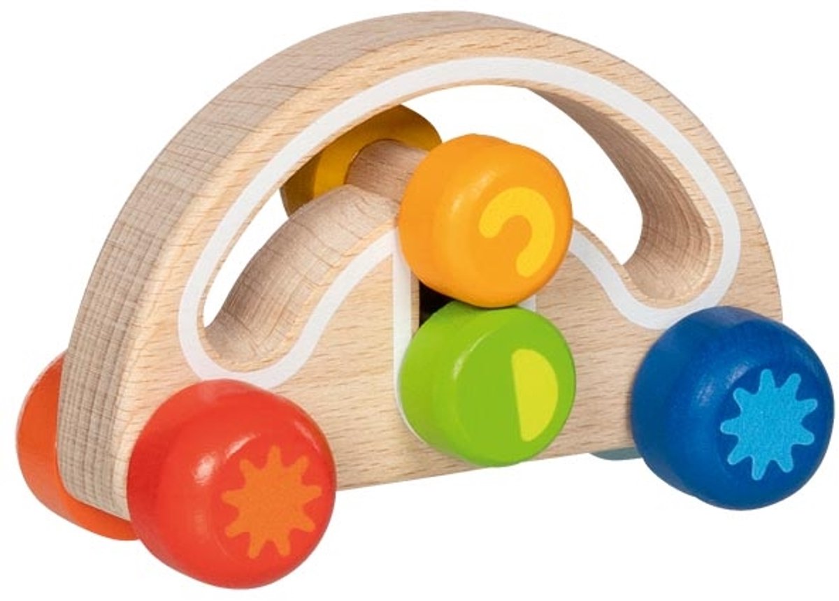 Véhicule en bois Goki virevoltant