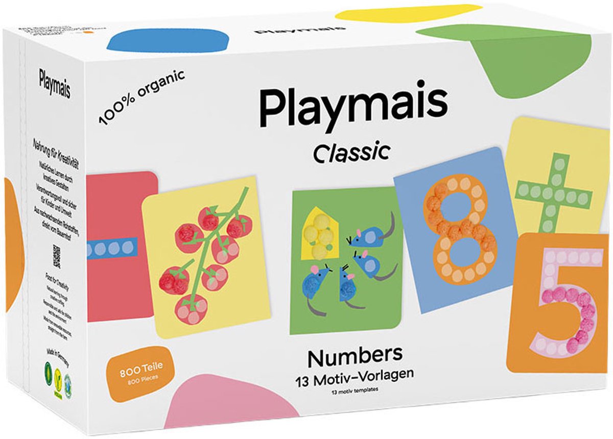 Numéros classiques Playmais - 800 pcs.