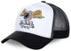 Von Dutch - casquette de camionneur snapback art whi | taille unique | réglable | fermeture à pression - noir et blanc