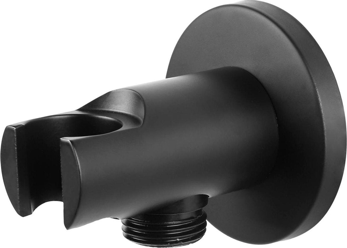 Support de pomme de douche Differnz - support de douchette à main avec bec d'eau - noir