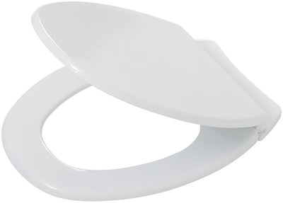 Tiger tenino - siège de toilette - siège de toilette - fermeture amortie - nettoyage facile - mdf - fsc - blanc